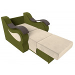 Кресло-кровать Меркурий 80 бежевый\зеленый