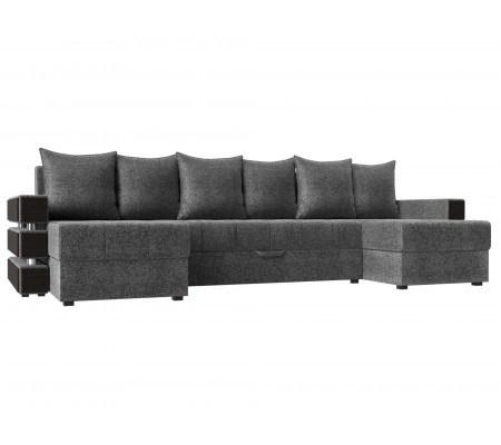 П-образный диван Венеция, Рогожка, Модель 108450