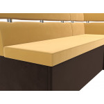 Кухонный угловой диван Классик правый угол, Микровельвет, Модель 114382
