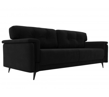 Прямой диван Оксфорд, Микровельвет, Модель 116851