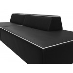 Прямой модульный диван Монс Модерн правый, Экокожа, Модель 119502