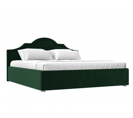 Интерьерная кровать Афина 160, Велюр, Модель 101119