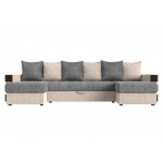 П-образный диван Венеция, Рогожка, модель 108456