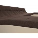 П-образный модульный диван Монреаль Long, Рогожка, Модель 111542