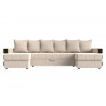 П-образный диван Венеция, Рогожка, модель 108448