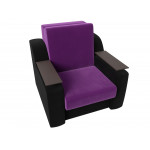 Кресло-кровать Сенатор 80 Фиолетовый\Черный