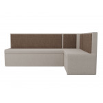Кухонный угловой диван Кристина правый угол, Рогожка, Модель 118465