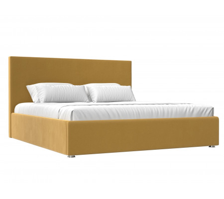 Интерьерная кровать Кариба 160, Микровельвет, Модель 113970
