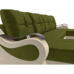 П-образный диван Меркурий Зеленый\Бежевый