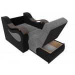 Кресло-кровать Меркурий 80 Серый\черный