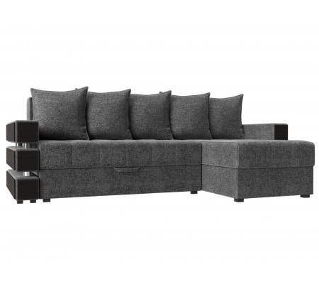 Угловой диван Венеция правый угол, Рогожка, Модель 108429