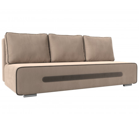 Прямой диван Приам, Велюр, Модель 107394