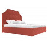 Интерьерная кровать Кантри 160, Микровельвет, Модель 115029