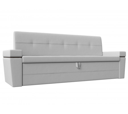 Кухонный прямой диван Деметра, Экокожа, Модель 28625