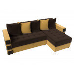 Угловой диван Венеция, Микровельвет, модель 108442