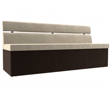 Кухонный прямой диван Классик, Микровельвет, Модель 106551