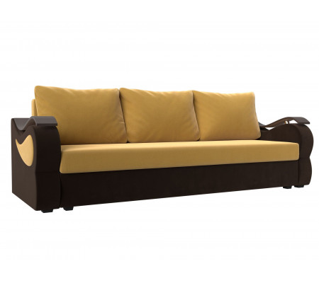 Прямой диван Меркурий лайт, Микровельвет, Модель 112932