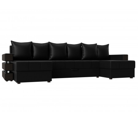 П-образный диван Венеция, Экокожа, Модель 100058
