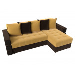 Угловой диван Венеция, Микровельвет, модель 108441
