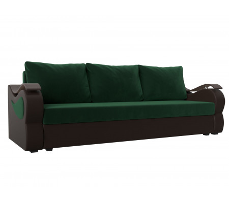 Прямой диван Меркурий лайт, Велюр, Экокожа, Модель 112918