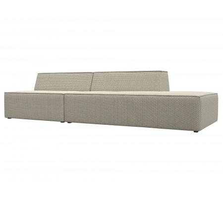 Прямой модульный диван Монс Модерн правый, Рогожка, Модель 119487