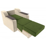 Кресло-кровать Сенатор 80 Зеленый\Бежевый