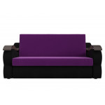 Прямой диван Меркурий 160 Фиолетовый\Черный